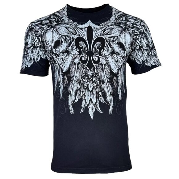 Xtreme Couture by Affliction Men's T-Shirt Gatherer Biker Tattoo S-5XL - Picture 1 of 8